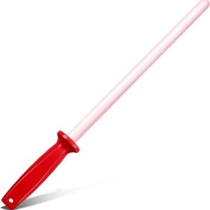 Ceramic Sharpening Stick, Lightweight and Durable, 11-inch Ceramic Sharpening Stick with Plastic Handle