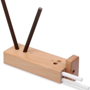 4-Rod Turn Box, Ceramic Sharpener Rod from Kitchen Sharpening Tool, Portable Manual Ceramic Sharpening Rod